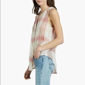 Lucky Brand TIe Button Down Top Size M